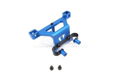 GPM TRAXXAS 1/16 E-Revo Aluminium Karosseriehalterung eloxiert vorn blau / GPMER