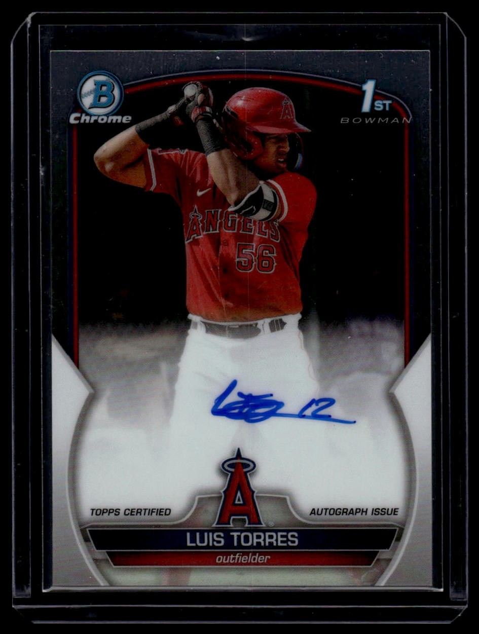 2023 Bowman Chrome #CPA-LT Luis Torres Prospect Autographs