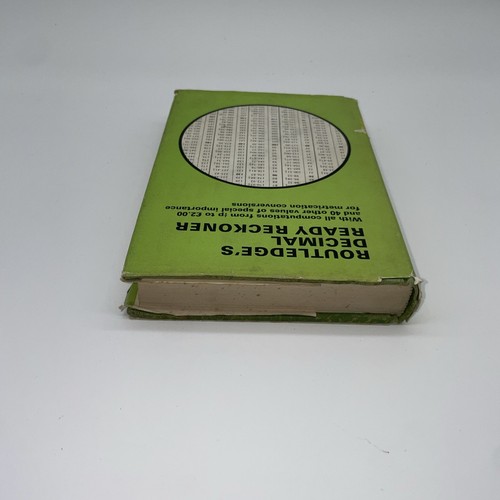 Decimal Ready Reckoner, Routledge, Routledge und Kegan Paul SPS, - Bild 4 von 13