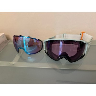 Poc Zonula comp ski snowboard winter snow goggles two lenses light green band