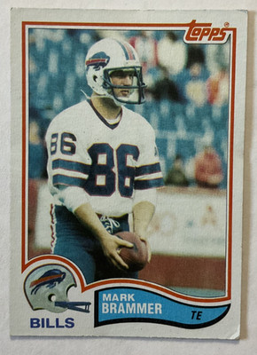 Mark Brammer 1981 #22 Topps Football Buffalo Bills