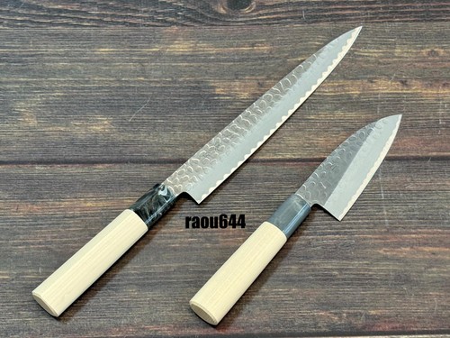 Yaxell SEKI TOBEI 30055 Kitchen Knife 2 Pair Set Sashimi & Small Deba Fish JAPAN - Picture 13 of 24