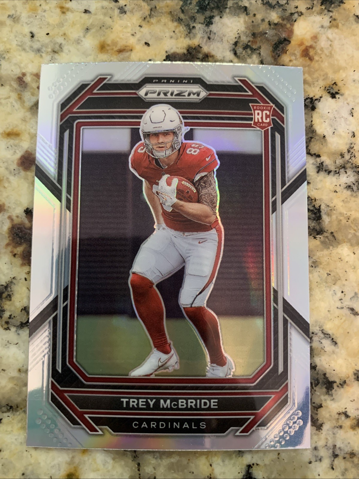 2022 Panini Prizm Trey McBride Silver Holo Rookie #327