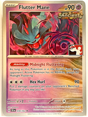 Flutter Mane 078/162 Pokemon Play! Prize Pack Series 5 NM