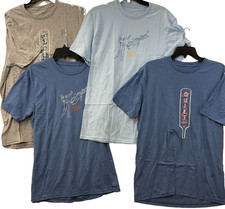 Swannies Short Sleeve Golf T Shirts Mens Size Large Multicolor 4 Shirts