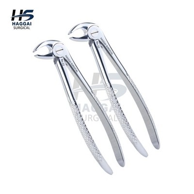 Tooth Forceps #22   Stainless Steel Lower Molar Precision Grip Tool set of 2 pcs
