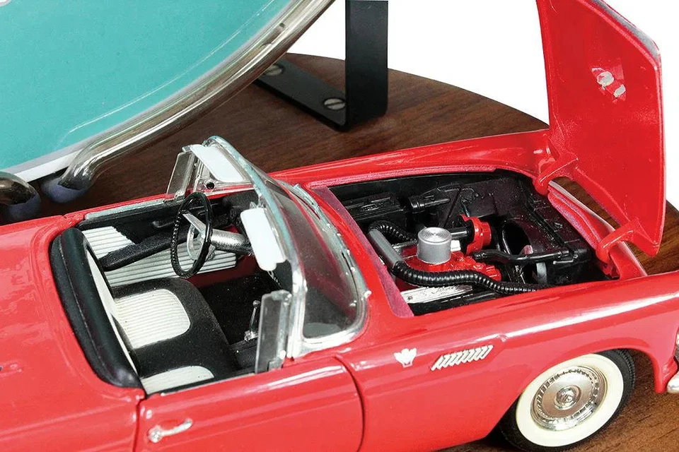 🚗 Vintage Ford Thunderbird Neon Dealer Counter Automotive Sign w/ 1955 TBird 🚗 - Image 4 of 4