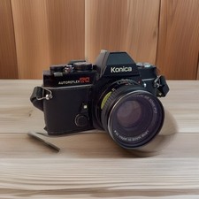 Konica AUTOREFLEX TC 35mm Camera-Fast 50mmF1.7 Lens With Leather Case  Strap