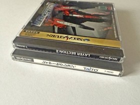 Sega Saturn SS Layer Section 1 & 2 Set with Obi, Used, Case/B/Disc/Manual