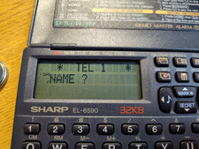 Sharp EL-6590 Memo Master, 32KB, Tested/working