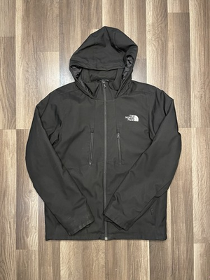 #ad North face Jacket Black Shell Fleece Line Sz S P $89.99