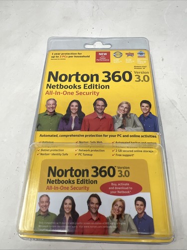 Norton 360 All-In-One Security Version 3.0 Windows 7 - Vista und XP