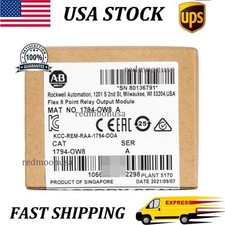 New Factory Sealed 1794-OW8 SER A Flex 8 Point Relay Output Module 1794OW8