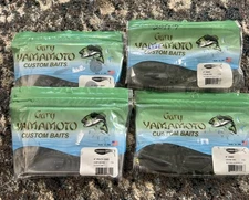 Lot Of 3 Packs Of Gary Yamamoto Custom Baits 4" Zako