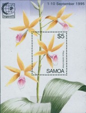 Samoa 1995 SG970 Singapore Orchid MS MNH