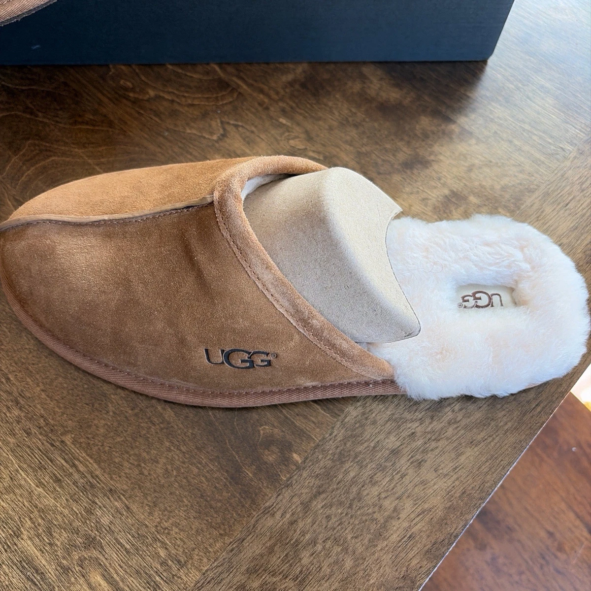 UGG Scuff 3D Shadow sheepskin men\'s slipper. Shearling. Size: 10 UGG® Genuine Shearling Scuff Slipper (Men) | Nordstrom main image 2