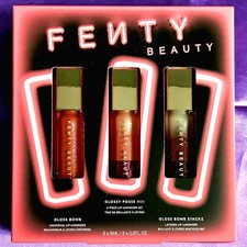 Fenty Beauty Glossy Posse VIII 3 Piece Lip Set 3x9ml Holiday 2025 Lip Gloss Gift