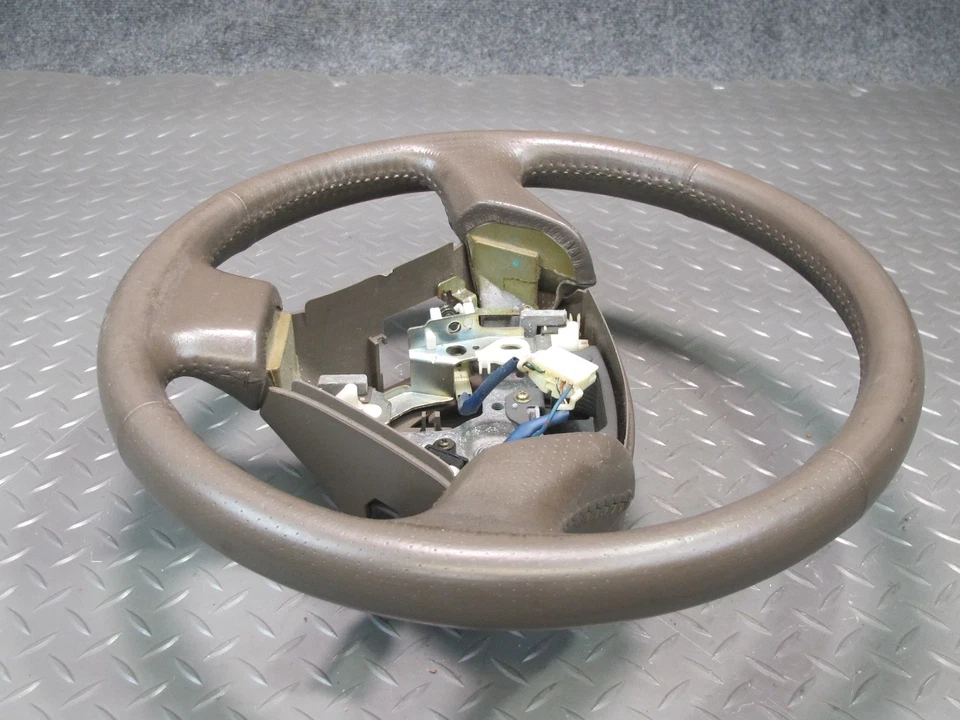 99-00 LEXUS UZZ30L SC400 SC300 КОЖАНЫЙ РУЛЬ W КРУИЗ-ПЕРЕКЛЮЧАТЕЛЬ КОРИЧНЕВЫЙ OEM - Изображение 4 из 4