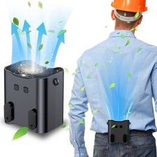   10 Times Wind Power  Waist Clip Fan with Light, 12000mAH Rechargea