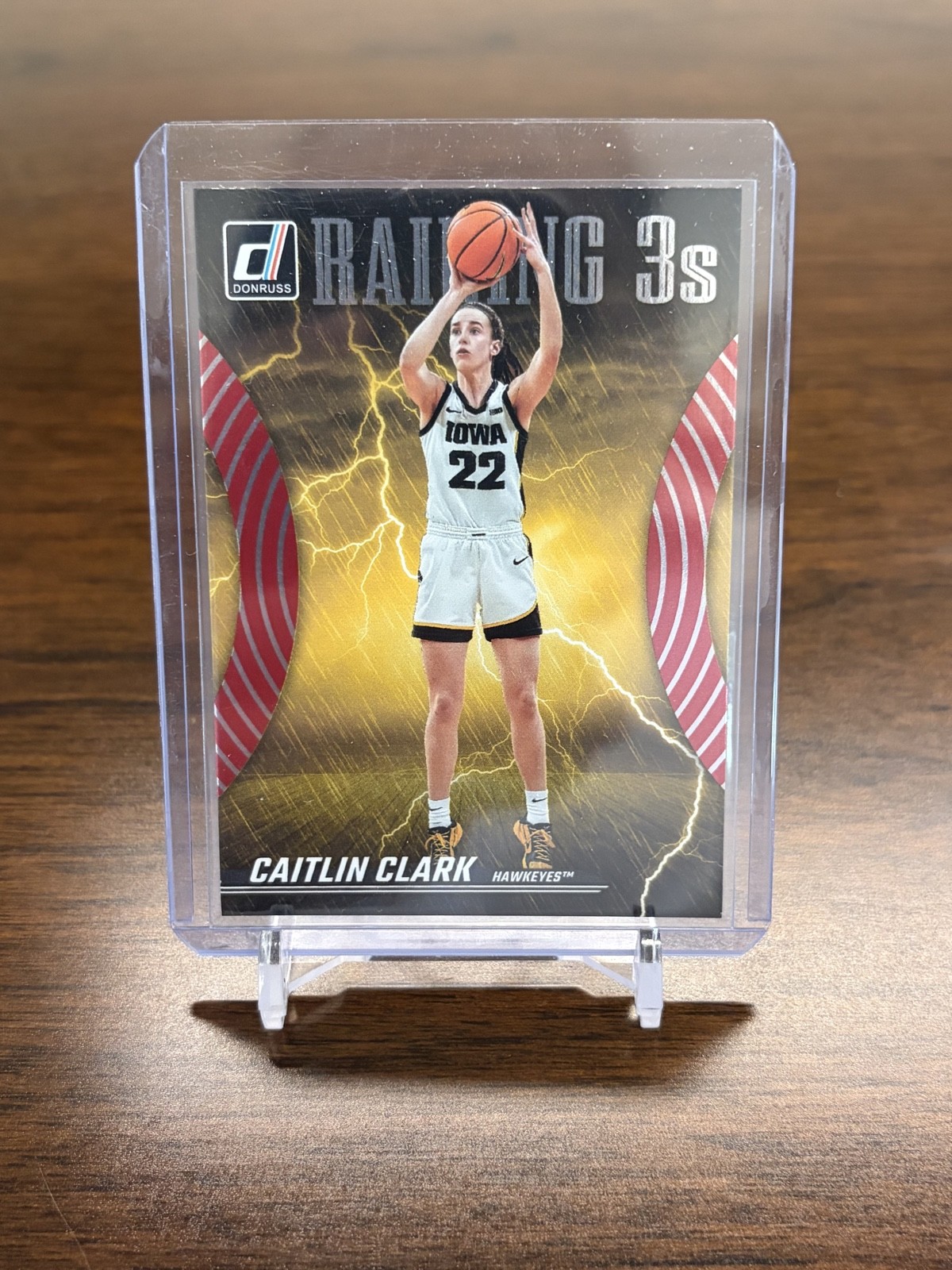 2024 Panini Caitlin Clark Collection Reigning 3's Caitlin Clark #R1 Target (RC)