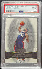 2006-07 Topps Triple Threads #5 LeBron James /899 PSA 9 Mint Lakers Cavaliers