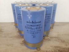 6) 5200 UF 450V electrolytic capacitor, power...