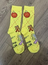 McDonald s Grinch Meal Socks, Limited Edition, Yellow Socks 2025 Opened New