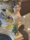 Vintage Italian Capodimonte Porcelain Lamp Hand Painted Cherubs Antique — photo 5