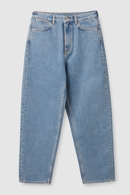 COS Women's Arch Tapered Jeans Mid Blue Pants 31