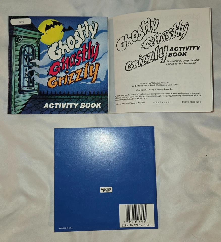 Хэллоуин класса элементарные украшения игры закладки награды книга лот - Изображение 2 из 4