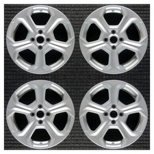 Set 2014 2015 2016 2017 2018 2019 Ford Fiesta Oem 17 Oe Silver Wheels Rims 3968 Set 2014 2015 2016 2017 2018 2019 Ford Fiesta Oem 17 Oe Silver Wheels Rims 3968