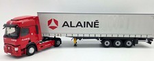 ELIGOR - truck with tarpaulin transport trailer ALAINE - RENAULT T480 4x2 -...