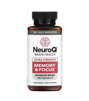 LifeSeasons NeuroQ Memory & Focus Extra Strength 60 Veg Caps {Exp:10/2028}