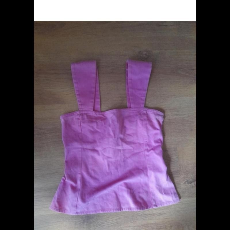 Top Yves Saint Laurent vintage in cotone rosa taglia 38 S