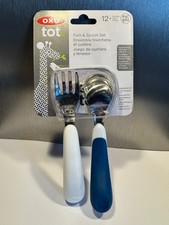 OXO Tot Toddler Fork/Spoon Set - Navy - BRAND NEW