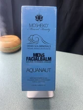 Mosheko Men's Facial Balm DEAD SEA MINERALS WITH ORGANIC MOROCCAN ARGAN OIL 
