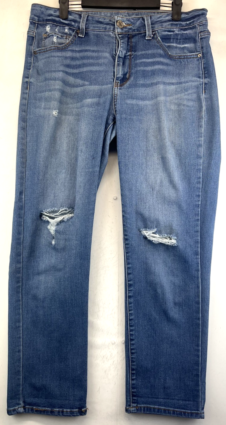 Time and Tru Jeans - Womens Size 12 - Blue - Regular Fit - Straight (5212)