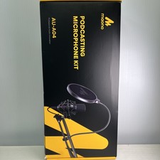 Maono - AU - A04 - Podcast Microphone Kit with Pop Filter - Plug and Play