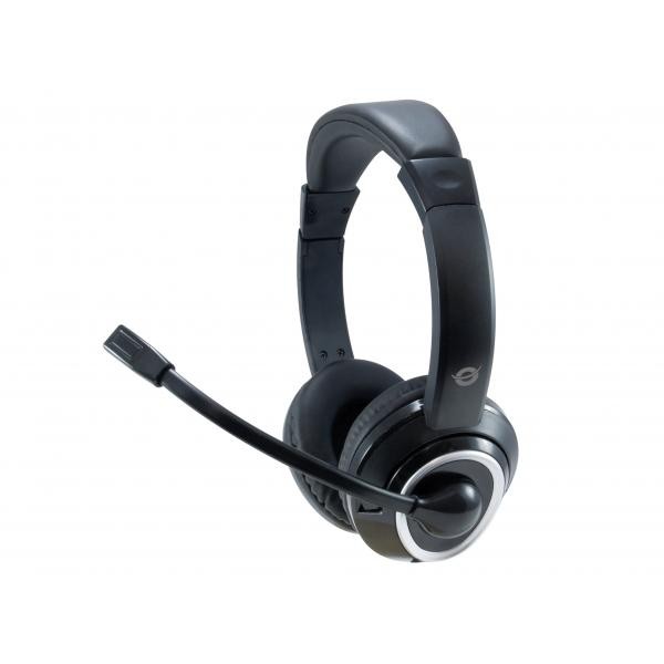 Conceptronic Nero Polona Polona01b (Cablato, Usb-A), Cuffie Da Ufficio, - Immagine 2