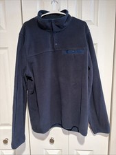 32 Degrees Mens 1/4 Snap Pullover Blue FleeceMens X LARGE Polyester Mens jacket