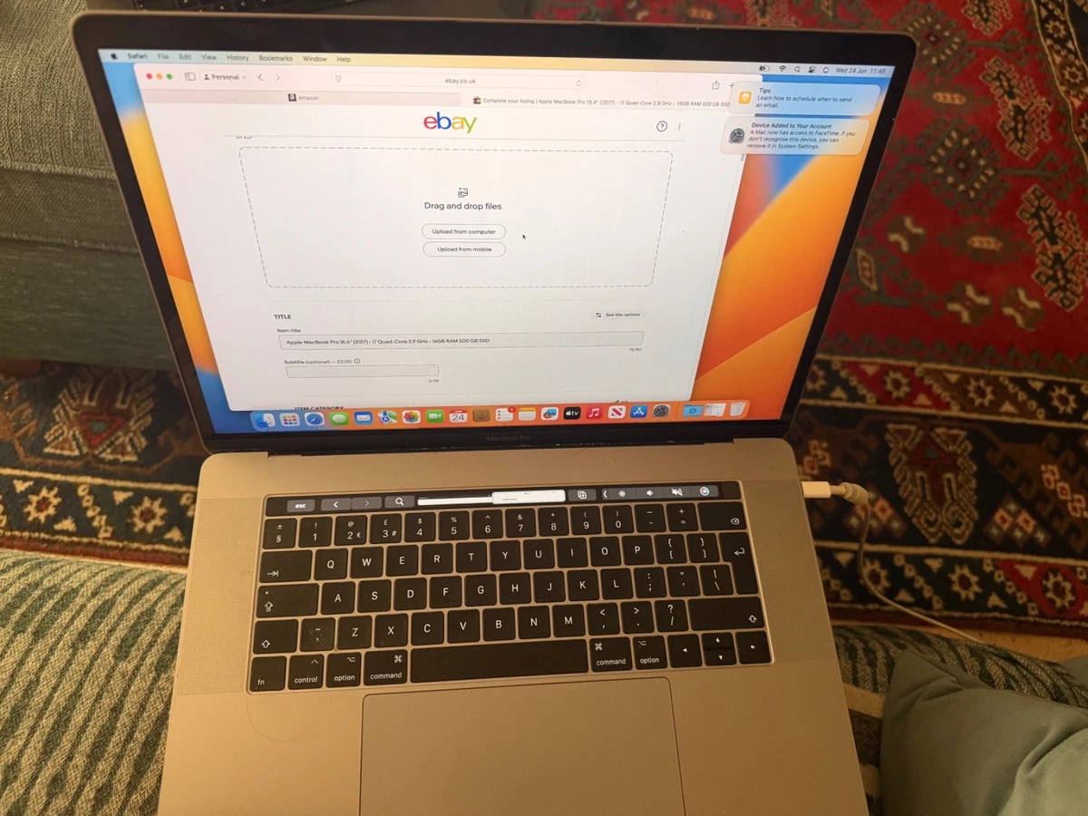 Apple MacBook Pro 500GB Hard Drive 16GB Memory Laptops for sale
