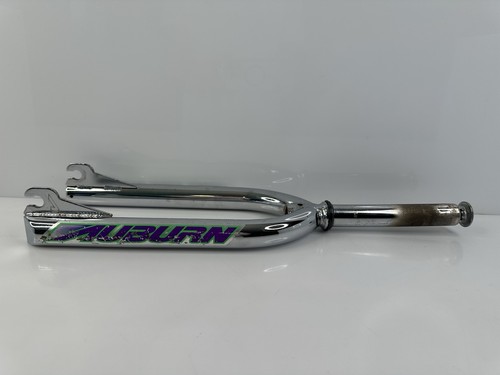 Forcella vintage 1995 Spinner Auburn BMX Racing senza filetto cromata HTF - Foto 6 di 7