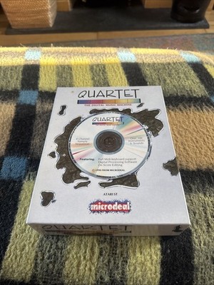 Quartet Digital Music Machine Programm für Atari ST von Microdeal. funktionstüchtig