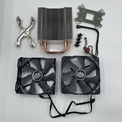 Cooler Master Hyper 212X Turbo Dual Fan CPU Cooler Tested Incomplete
