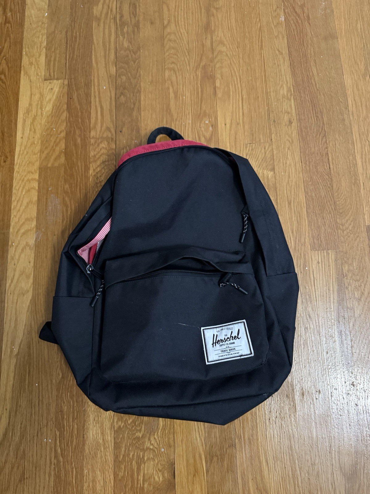 Hershel Backpack Unisex Solid Black Classic Candy… - image 1