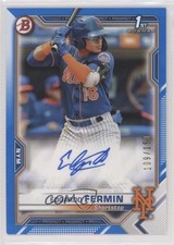 2021 Bowman Paper Prospect Blue Border 109/150 Edgardo Fermin #PAPR-EF Auto 0ii1