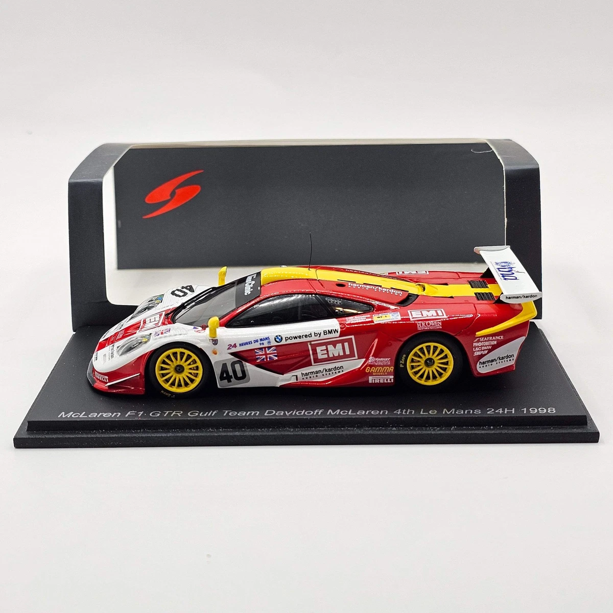 Spark 1:43 Porsche 911 GT1 Street Version 1998 blanc S5998 modèle
