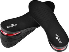 Height Increase Insoles for Men Women, Adjustable Invisible Shoe Lifts  Height