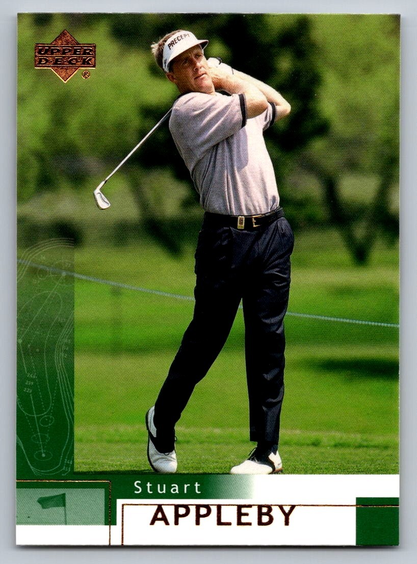 2002 UPPER DECK GOLF CARD #17 STUART APPLEBY