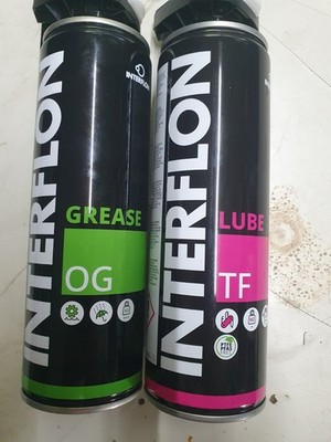 INTERFLON Fin Super / Grease je 500ml Trockenschmiermittel Mehrzweckfett Set